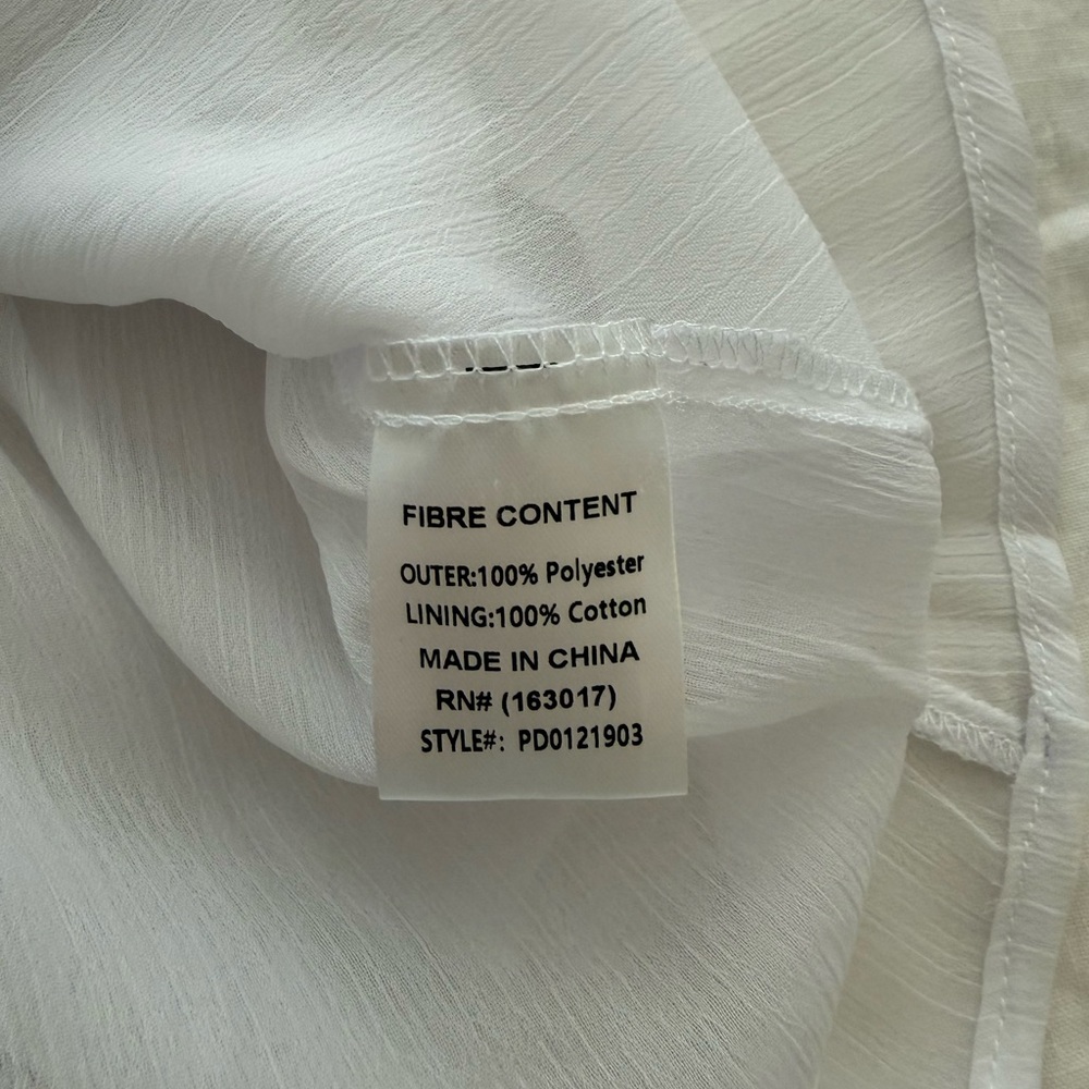 Princess Polly White Square Neck Babydoll Tank - Picture 5 of 5
